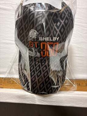 Shelby GT350 Baseball Cap Black Diamond Pattern Adjustable